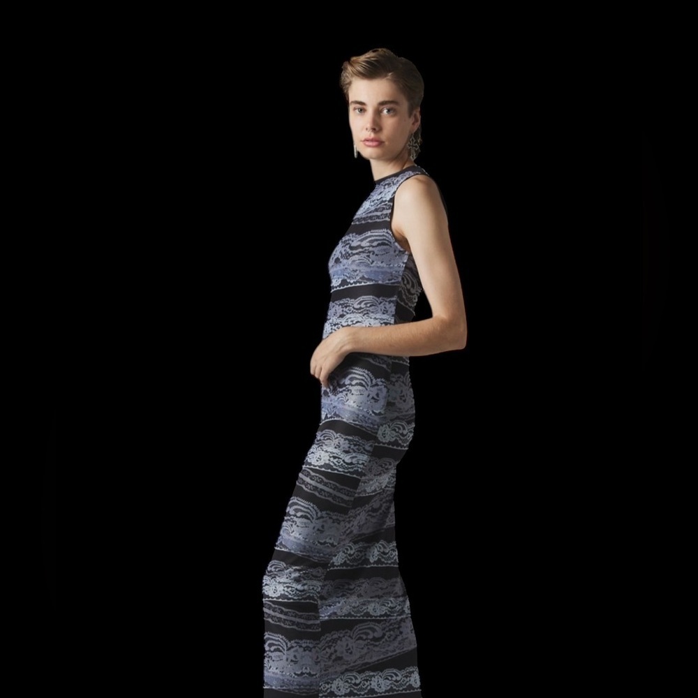 Lace  pattern dress